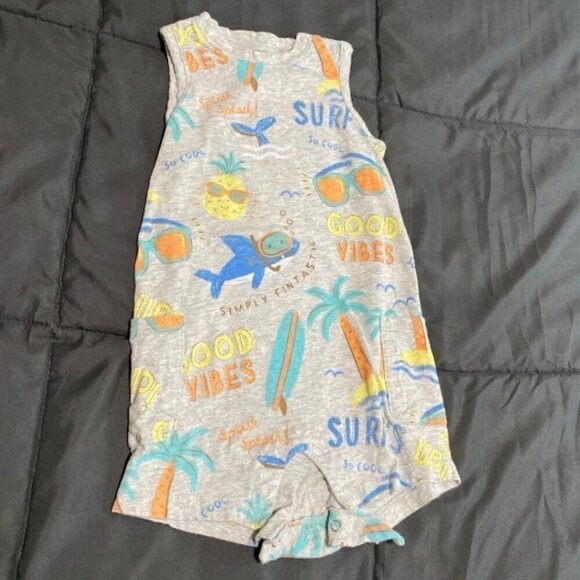 Carter's Other - Sleeveless Surf Baby Romper